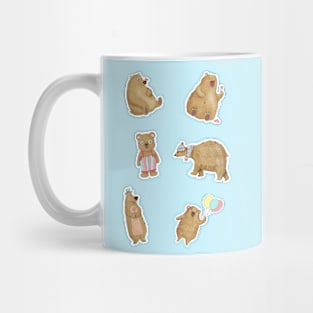 Cute Bears Illustration - Hand Drawn - Cute Animals Mug